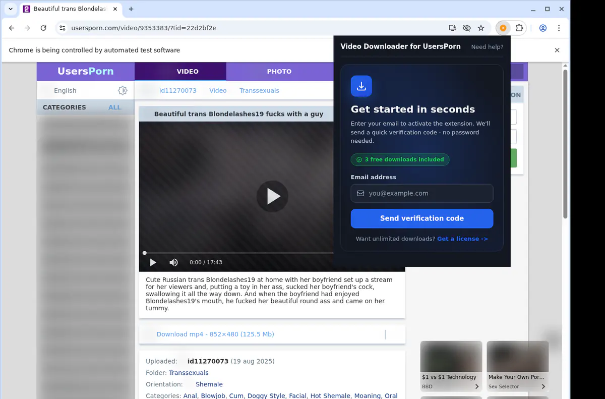 Usersporn Video Downloader screenshot 5